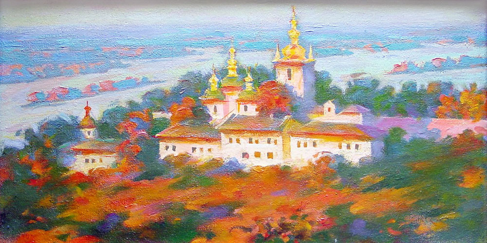 «Києво-Печерська лавра». 2001. Полотно, олія